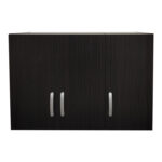 Three-door wardrobe loft Lego in wenge color 90x41.5x60cm - Image 4