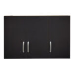 Three-door wardrobe loft Lego in sonoma-dark grey color 90x41.5x60cm - Image 4