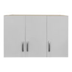 Three-door wardrobe loft Lego in sonoma-white color 90x41.5x60cm - Image 4