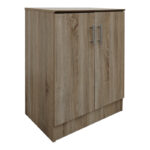 Shoe cabinet for 6 pairs of shows Souken in sonoma color 60x40x80cm