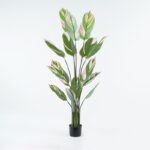 Decorative plant in a pot Aglaonema Inart green D80x150cm