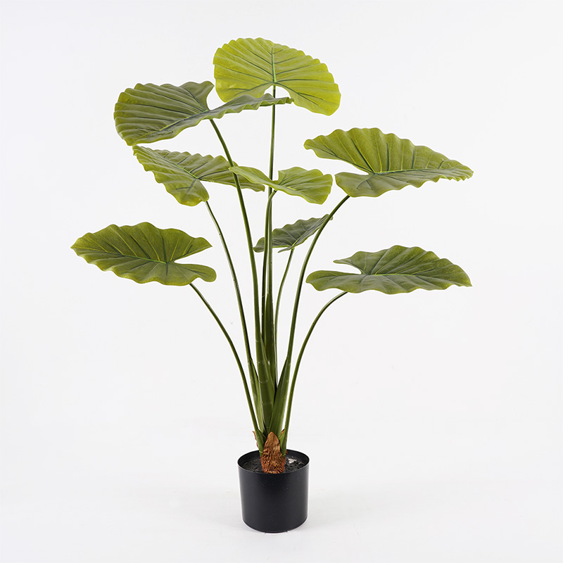 391-000014 Decorative plant in a pot Alocasia Inart green D90x120cm - Слика 1