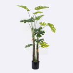 Decorative plant in pot Deliciosa I Inart green D90x160cm