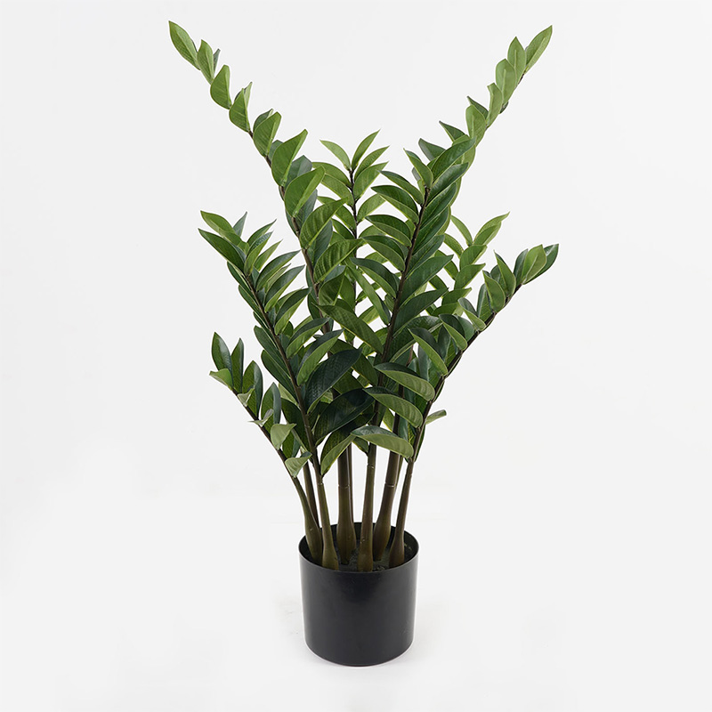 391-000019 Decorative potted plant Zamia Inart green D52x88cm - Слика 1