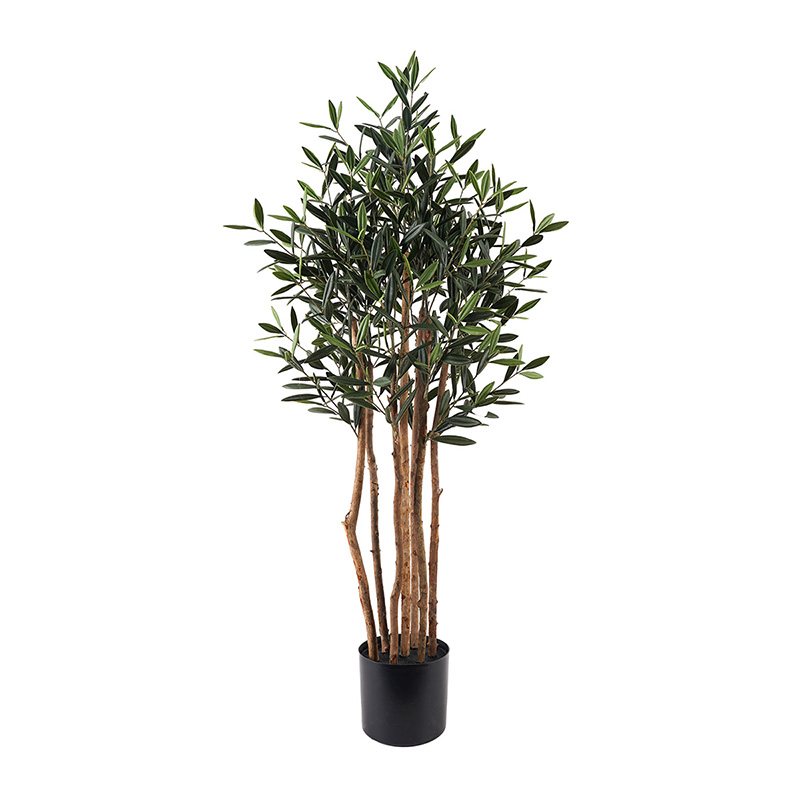 391-000020 Decorative plant in pot Olia Inart green D52x120cm - Слика 1