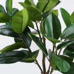 Decorative plant in pot Ficus Lyrata Inart green D70x130cm - Слика 2