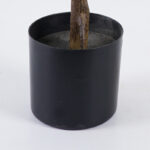 Decorative plant in pot Ficus Lyrata Inart green D70x130cm - Слика 3