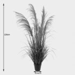 Decorative plant in a pot Bulrush Inart D65x120cm - Слика 4