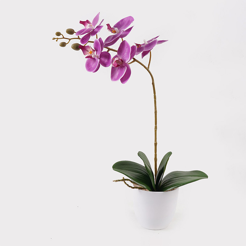 391-000023 Decorative plant in a pot Orchid Beauty Inart 30x13x46cm - Слика 1