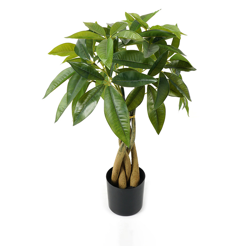 391-000026 Decorative plant in pot Pachira Inart green D40x60cm - Слика 1