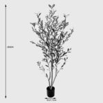 Decorative plant in pot Olia Inart green 65x55x180cm - Слика 3