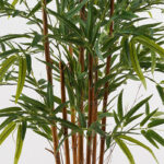 Decorative plant in a pot Rhapis Palm Inart green D80x180cm - Image 2