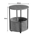 Side table Fredami sonoma D40x50cm - Слика 4