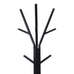 Coat rack Denner metal in black color 48.5x48.5x180cm - Image 2
