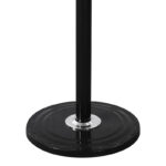 Coat rack Keleste metal in black color D37x175cm - Image 3