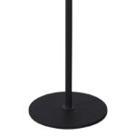 Coat rack Lelom metal in black color D30x170cm - Image 3