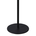 Coat rack Tebera metal in black color D30x170cm - Image 3
