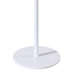 Coat rack Tebera metal in white color D30x170cm - Image 3