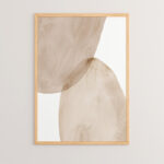 Wall art in frame Leya with digital print 33x1.5x48cm