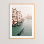 Wall art in frame Venety with digital print 33x1.5x48cm