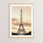 Wall art in frame Parisa with digital print 33x1.5x48cm