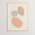 Wall art in frame Sela with digital print 33x1.5x48cm