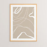 Wall art in frame Grito with digital print 33x1.5x48cm