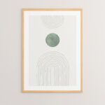 Wall art in frame Lebron with digital print 33x1.5x48cm