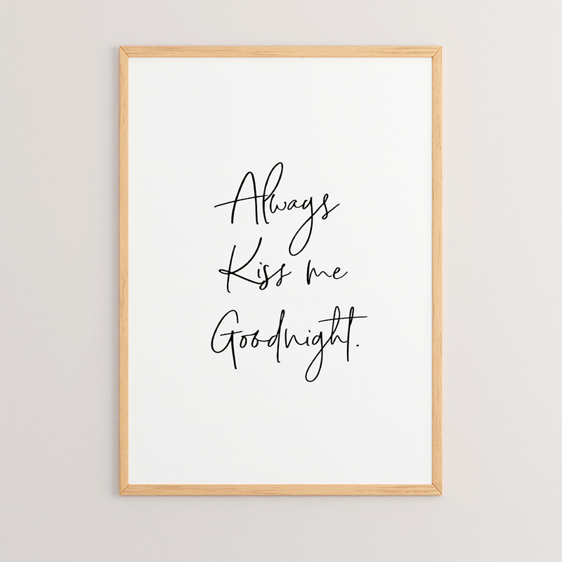 409-000025 Wall art in frame Lovery with digital print 33x1.5x48cm - Image 1