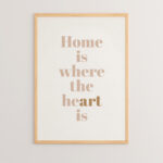 Wall art in frame Serden with digital print 33x1.5x48cm