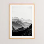 Wall art in frame Mounti with digital print 33x1.5x48cm