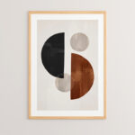 Wall art in frame Cana with digital print 33x1.5x48cm