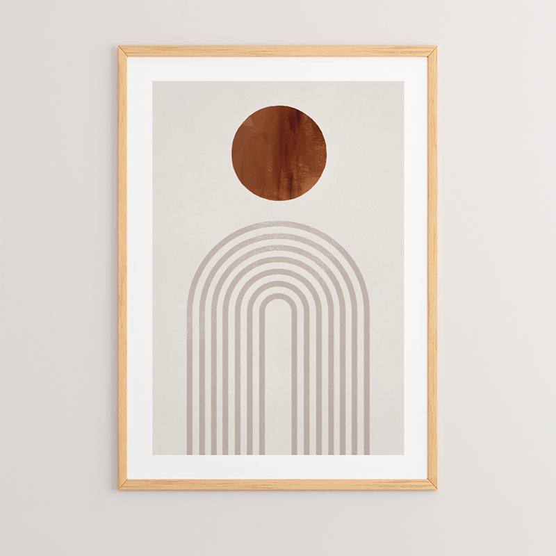 409-000037 Wall art in frame Linoua with digital print 33x1.5x48cm - Image 1