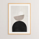 Wall art in frame Serque with digital print 33x1.5x48cm