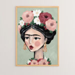 Wall art in frame Kalinian with digital print 33x1.5x48cm