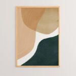 Wall art in frame Nebia with digital print 33x1.5x48cm