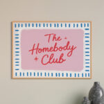 Wall art in frame Dineria with digital print 48x1.5x33cm