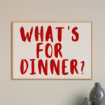 Wall art in frame Dineria I with digital print 48x1.5x33cm