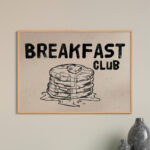 Wall art in frame Bredo with digital print 48x1.5x33cm