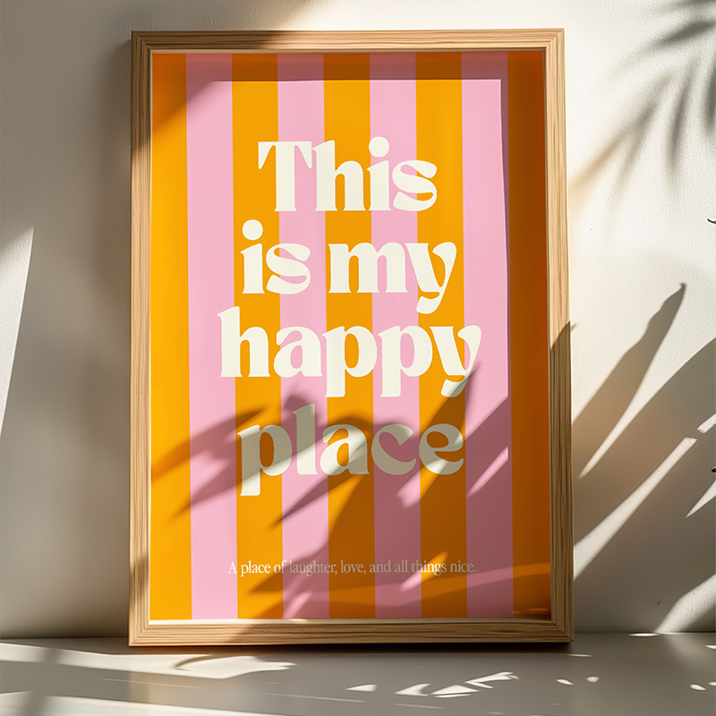 409-000068 Wall art in frame Happo with digital print 33x1.5x48cm - Слика 1