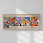 Wall art in frame Aben with digital print 120x2x50cm