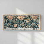 Wall art in frame Morris with digital print 120x2x50cm