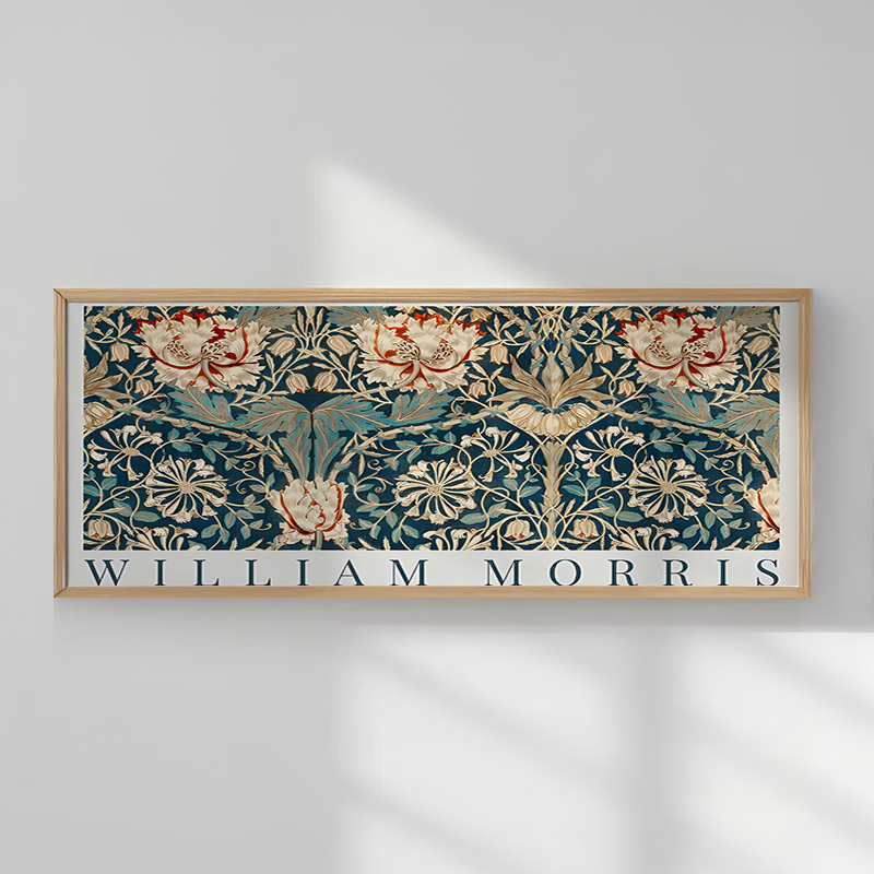 409-000085 Wall art in frame Morris with digital print 120x2x50cm - Image 1