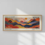 Wall art in frame Colory with digital print 120x2x50cm