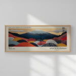 Wall art in frame Lenfo with digital print 120x2x50cm