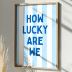 Wall art in frame Luckely with digital print 50x2x70cm