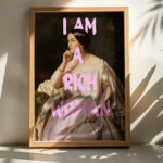 Wall art in frame Richy with digital print 50x2x70cm