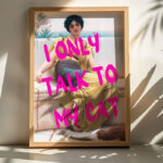 Wall art in frame Catem with digital print 50x2x70cm