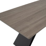 Kitcen table Sabrina sintered stone walnut-black 180x90 x75cm - Слика 3