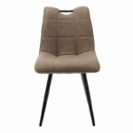 Chair Nely metal black pu brown antique - Image 4